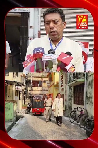 সকাল সকাল বুথে বুথে ঘুরছেন বরানগরের সিপিআই এম প্রার্থী সায়নদ্বীপ মিত্র