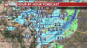 3.1K views · 27 reactions | A look at hour-by-hour snow chances with Sydney Jackson KKTV and Jordan Sherman. Download the 11 Breaking Weather App here https://www.kktv.com/content/news/Download-the-KKTV-Weather-App-479340943.html | KKTV 11 News | Facebook