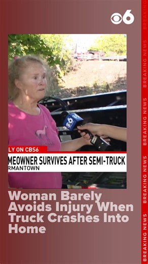 42K views · 107 reactions | Germantown woman calls survival a 'miracle' after tractor trailer crashes into her home. More: https://bit.ly/4mZNaju | WRGB CBS 6 News, Albany | Facebook