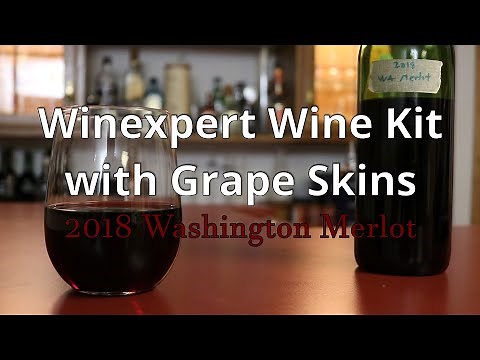 Winexpert Wine Kit with Grape Skins: 2018 Washington Merlot