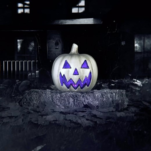 Our lighted blow mold Jack-O-Lantern features a distressed, light grey finish and lights up with color-changing fiber optic lights!  Light up your spooky nights with this Halloween decoration, available at Lowe’s. @loweshomeimprovement #Gemmy #GemmyIndustries #GemmyLifestyle #GemmyDecor #GemmyHalloween #JackOLantern #Pumpkin #Spooky #SpookySeason #HalloweenLights #HalloweenDecorations #Lowes | Gemmy Industries | Facebook