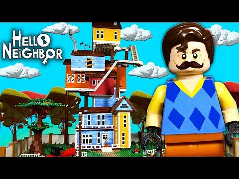 LEGO Neighbor's House from 5,000 Bricks / Hello Neighbor MOC