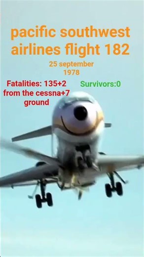 pacific southwest airlines flight 182 crash (caused by mid air collision)