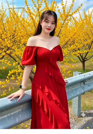 แดงสดของเดรสท่ามกลางทุ่งดอกไม้สีเหลืองที่กำลังเบ่งบาน 🌸 Váy đỏ rực rỡ giữa cánh hoa vàng đang nở rộ A radiant red dress blooming among golden flowers ธรรมชาติสีทองอบอุ่น คู่กับเดรสสีแดงที่ชวนหลงใหล ✨ Thiên nhiên vàng óng hòa cùng chiếc váy đỏ quyến rũ Golden nature paired with a charming red dress ช่วงเวลาที่งดงามดุจความฝัน ท่ามกลางทุ่งดอกไม้สีเหลืองกับเดรสสีแดง 🌼 Khoảnh khắc đẹp mê hoặc giữa rừng hoa vàng và váy đỏ A breathtaking moment in a field of golden flowers and a red dress #hypic #hyp