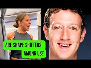 Can Aliens Shape Shift? That Man is NOT Real, he's shapeshifting. Shapeshifter or a Reptilian?