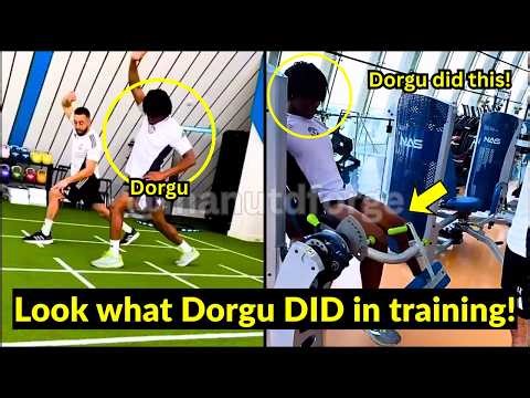 What Patrick Dorgu DID at the gym in first recovery training shocked everyone | Man Utd News