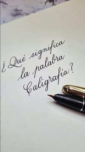 🤔What does the word CALLIGRAPHY mean? I'll tell you its origin! #etymology #funfacts #calligraphy