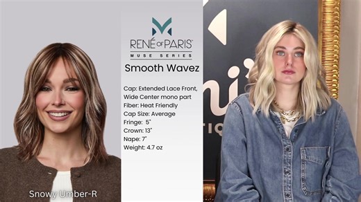 The Rene of Paris Muse Collection just dropped and it's giving effortless style with a a modern edge! In todays video, we're taking a closer look at two stunning new styles- Smooth Wavez and Posh Wavez-both designed with soft movement, flattering volume, and that easy lived in wave we all love. Even better? These styles launch with exciting new colors that are absolute show-stoppers: Bronzed Honey-R, Deep Plum Brown and Dusty Rose. Whether you love polished waves or relaxed texture, the Muse Col