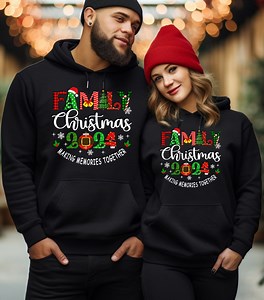 Family Christmas 2024 Hoodie, Funny Family Christmas Hoodie, Family Matching Hoodie, Christmas Gifts, Xmas Family Tee - Etsy