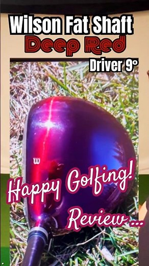 Wilson Deep Red Fat Shaft 9° Driver - Review #2025 #happygolfing #review #wilson #golf #shorts