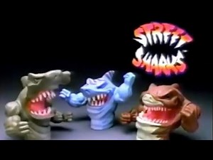 9 x Old Vintage STREET SHARKS Toy Commercials (Included Vin diesel)