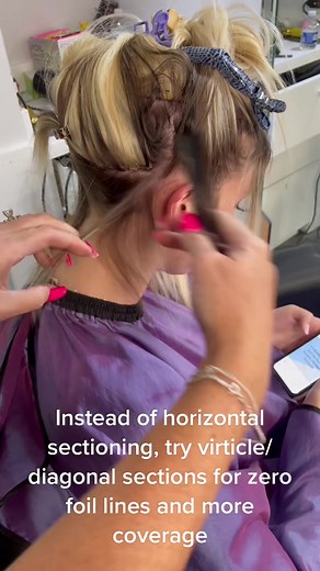 Vertical and Diagonal Sectioning for Beautiful Hair Fall