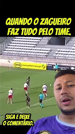 Quando o Zagueiro faz tudo pelo time. #futebol