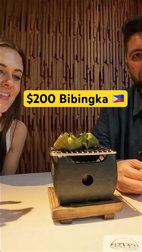 $200 Bibingka in the Philippines 🇵🇭 #filipinofood #bibingka #manila #philippines #bgc #luxury