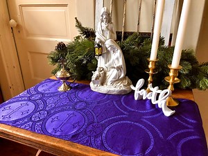 Lent Altar Catholic Christian Purple Prayer Table Cloth Crosses Liturgical Linens Runner Eucharist Holy Icon Advent Muliple Sizes - Etsy