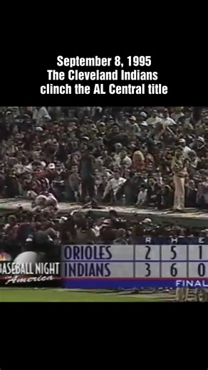 10K views · 229 reactions | Relive the glory! On this day in 1995, the Cleveland Indians secured the AL Central title, marking a historic moment for the Tribe. Share your favorite memory from that unforgettable season! #ClevelandIndians #alcentral #baseball #fblifestyle | MLB Throwbacks | Facebook