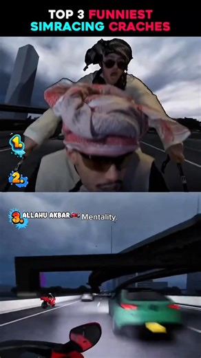 I Ranked the TOP 3 Funniest Sim Racing Crashes 🤣