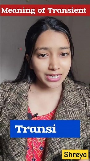 MEANING OF TRANSIENT|| ENGLISH WORDS#english