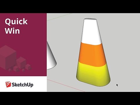 Creating partially scaled objects in SketchUp - Quick Win
