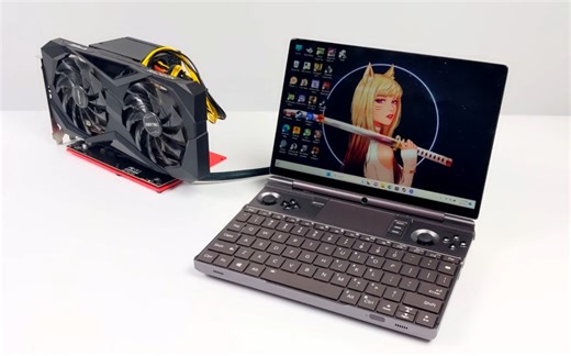 Max2 7840u oculink与usb4外接显卡测试及对比