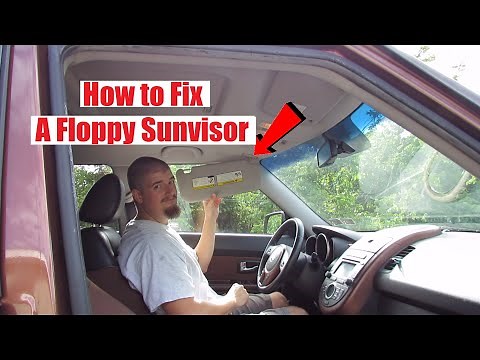 How to Fix Kia Soul Floppy Sun Visor