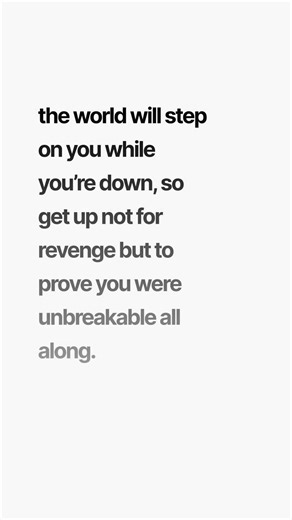Silence. Discipline. Ruthless ambition.