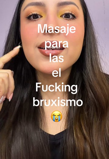 Masaje para bruxismo y relajación de la mandíbula