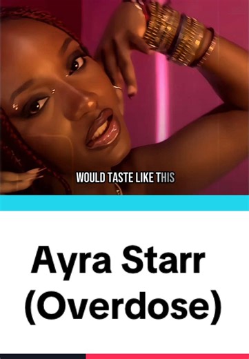 Ayra Starr =(Overdose) lyrics #fyp #viraltiktok #viral #afrobeats #titoknigeria🇳🇬 #liveperformance #lyricsvibez0 #ayrastarr