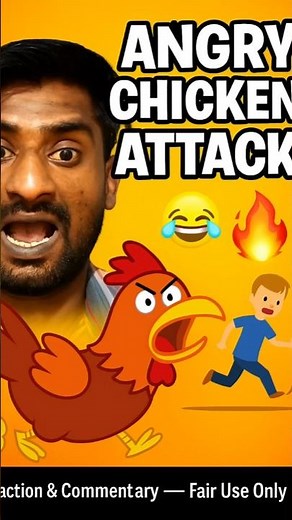 Angry Chicken Attack 😱🐔 | Funniest Animal Reactions Ever 😂🔥 | Alex King #shorts