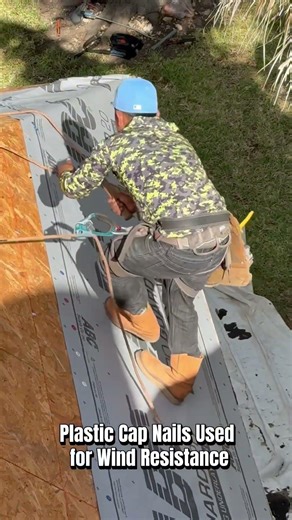How to Install Synthetic Underlayment on a Steep Roof (Safely Tied-Off)