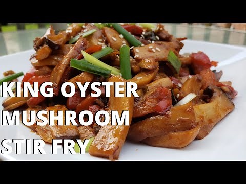 KING OYSTER MUSHROOM STIR FRY RECIPE | QUICK | EASY | TASTY | HOMEMADE | MUSHROOM RECIPE | Savory