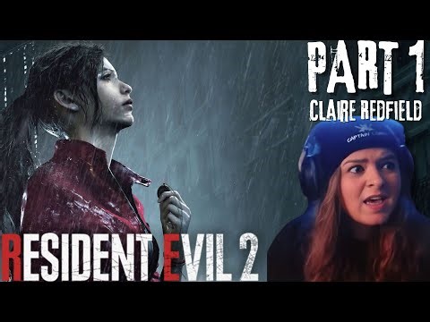 My FIRST Time Playing Resident Evil 2 Claire's Side Part 1 (This Difficulty Is NO JOKE)