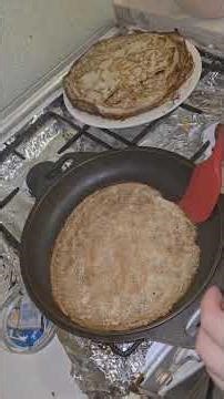 Pancakes without baking powder with boiling water #food #cookinghere #cooking