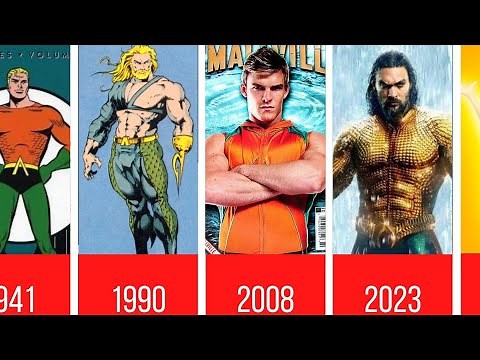 Evolution of Aquaman | 1941 - 2023 (timeline history of Aquaman)