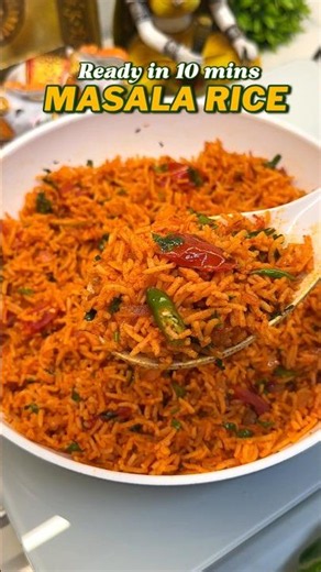 Best Masala Rice For Office Lunchbox in 10 mins #lunchbox #friedrice #masala #leftoverricerecipe