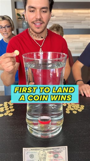 Wishing Well Coin Drop! Game of LUCK for a Prize! Who is going to be the lucky winner! Getti, Grandma, Zander, and Maximus test their luck in this coin drop game! Like tossing a coin in a wishing well! | The Tus House