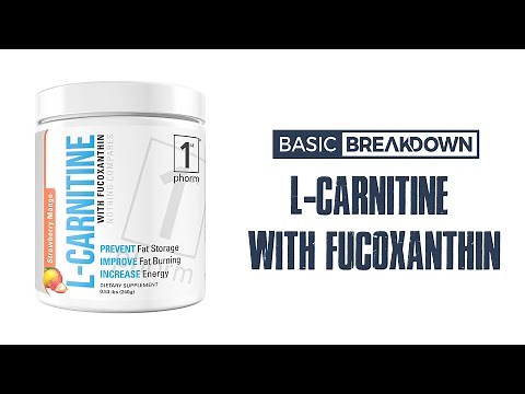 1st Phorm L Carnitine with Fucoxanthin Stim-Free Fat Burner | Basic Breakdown