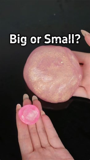 slymuslime | big or small?#slime #satisfying #relax #amsr #slimeasmr #slimemixing #asmrslime #putty #jelly | Instagram