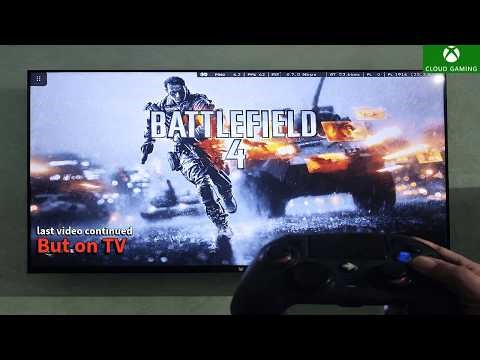 Battlefield 4 Running on Android TV Using Xbox Cloud Gaming on Better xCloud App