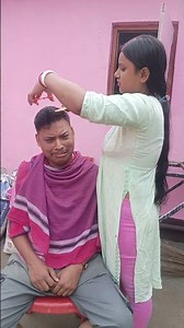 Lady Barber Shop 😄😜 #funny #viral #comedy