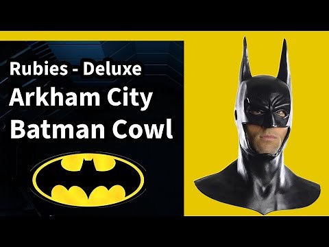 Batman Cowl Mask Review - "Arkham City" by Rubies #batman