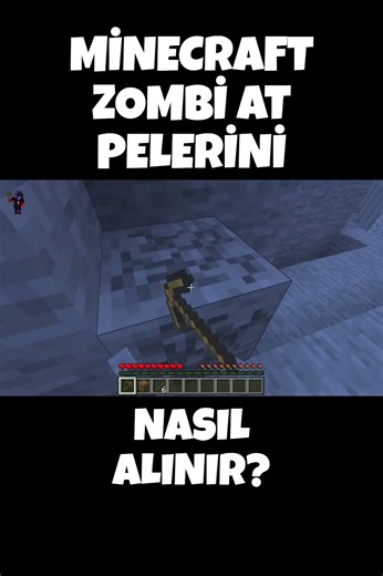 MİNECRAFT ZOMBİE HORSE CAPE #minecraft #bome #cape