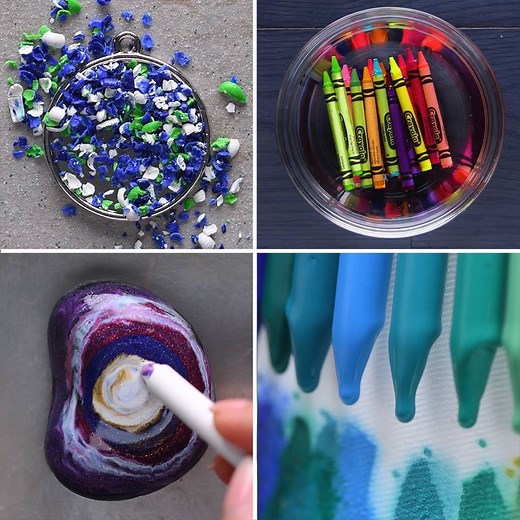 Go cray cray with these 4 colorful crayon crafts! | MetDaan Creative