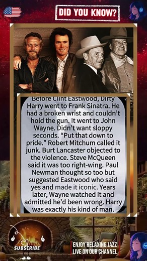 Everyone Turned Down Dirty Harry. Clint Eastwood Made It Iconic