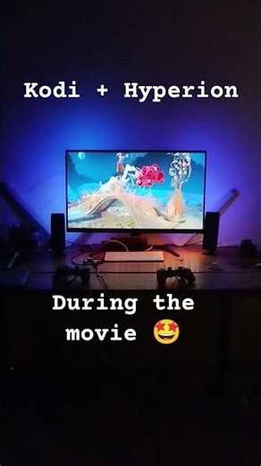 Hyperion is a dream 🤩🤩 #hyperion #kodi #ambilight #smarttv #raspberrypi