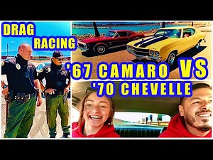 1967 CAMARO SS vs 1970 CHEVELLE (V8 DRAG RACE)