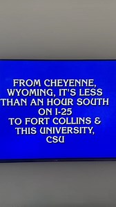 71K views · 1.6K reactions | Nailed it. Thanks for the shoutout, Jeopardy! 﫶 | Colorado State University | Facebook