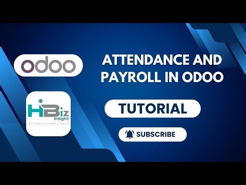 Attendance and payroll in odoo | Odoo Tutorial | Hibiz Insight #odoo #learning