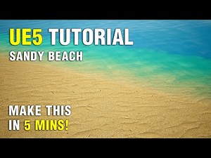 Unreal Engine 5 Beginner Tutorial | Sandy Beach Environment