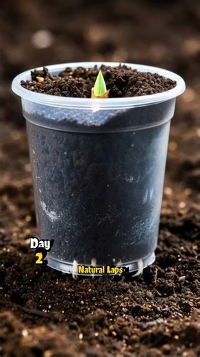 Dwarf Tulip Timelapse in a Transparent Pot🌲